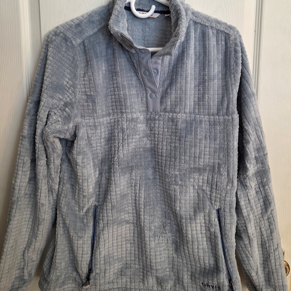 Orvis Light Blue Fleece Jacket